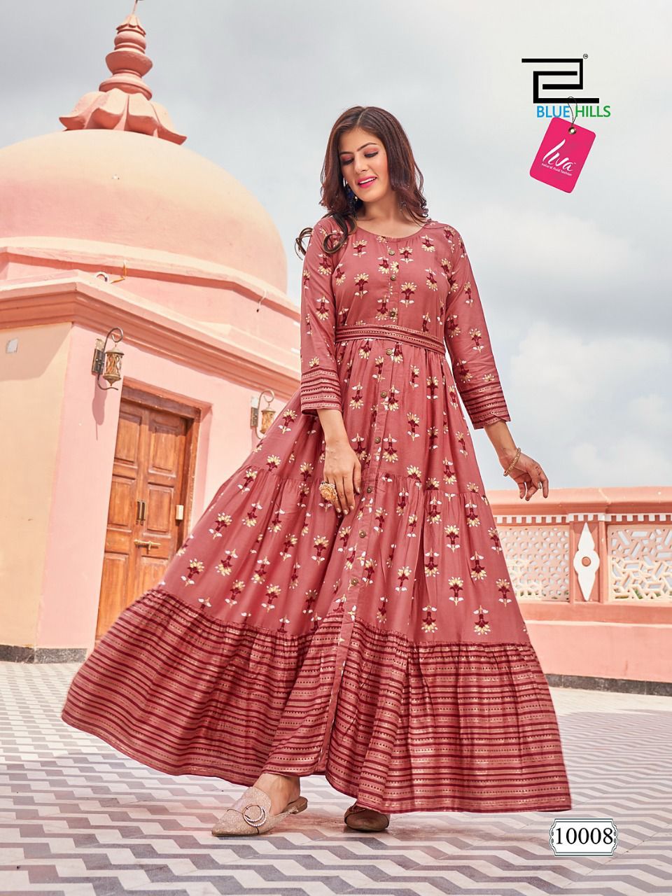 Blue Hills Florencia 10 Wholesale Kurti Fancy Wear Anarkali Collection